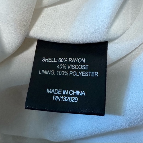 NWT House of Harlow 1960 Dahlia Dress in White and Copper Dot - Size XS - Picture 6 of 6